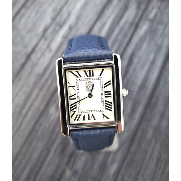 Classic Pierre Lucerne 1888 Swiss Inspired Mens Iconic Designer Tank Dress Watch - Picture 4 of 12